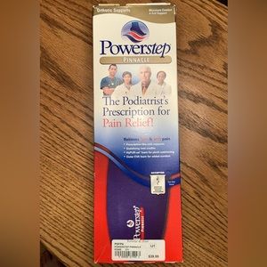 POWERSTEP Pinnacle Orthotic Support Insoles Men’s Sz 12-13.5